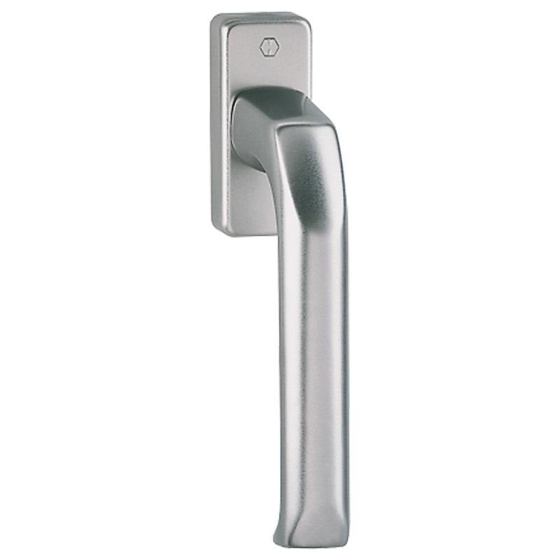013/U34 F9 Alu Stahl/N10A, mit Arrettierung, stahlgrau/7mm/35mm vorst.//ohne Schrauben/Rastung 90°/ Produktbild BIGPIC L