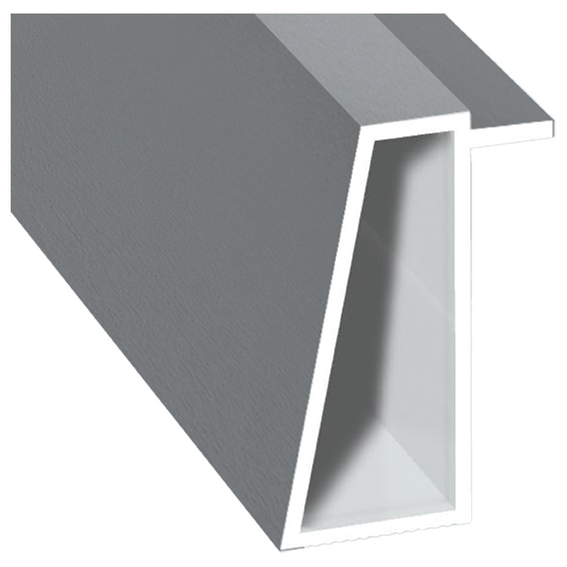 Kammerprofil 16x35mm Lg. 6,00m foliert 71 5505-167 Silbergrau Produktbild BIGPIC L