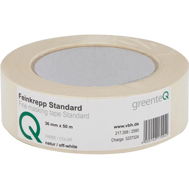 greenteQ Feinkrepp Standard 36mmx50m Produktbild BIGPIC L