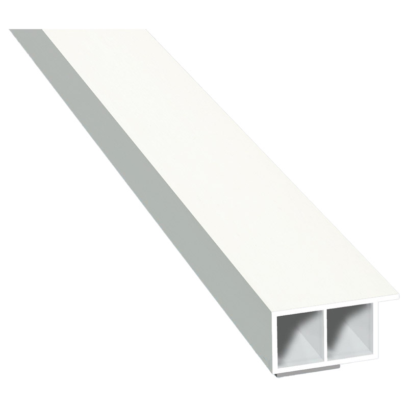 Kammerprofil 30x15mm SK Lg. 6,00m foliert, mit Nase 456 5053 Altweiß Produktbild BIGPIC L