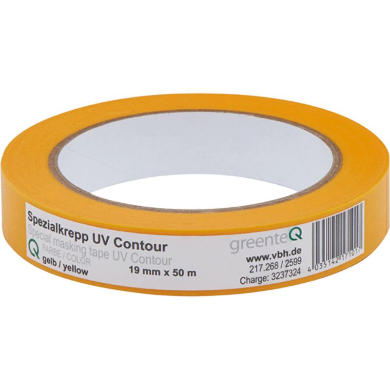 greenteQ Spezialkrepp UV Contour 19mmx50m Produktbild BIGPIC L