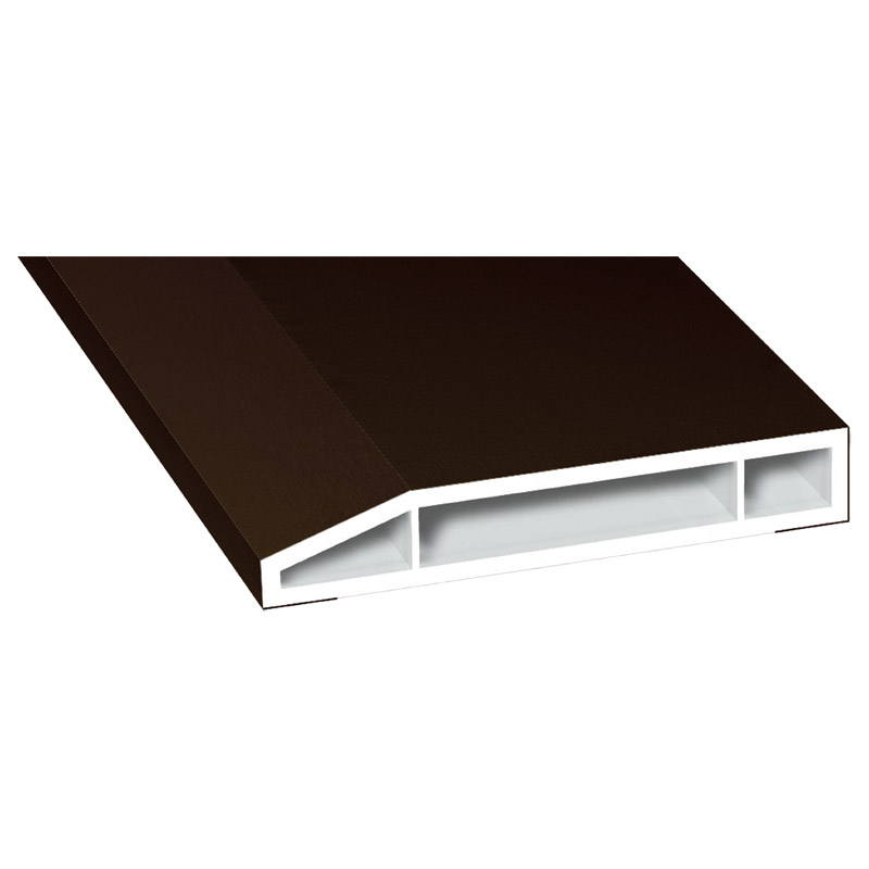 Zierleiste 60x10mm Lg. 6,00m foliert 88 7505-167 Schokobraun Produktbild BIGPIC L