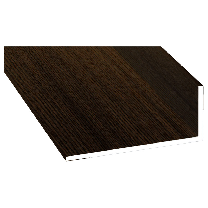 Winkelprofil 25x60x2,5mm Lg. 6,00m foliert 316 7004-167 Mooreiche Produktbild BIGPIC L
