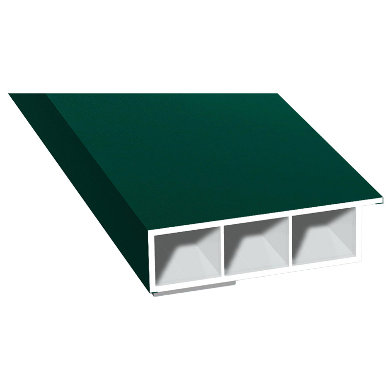 Kammerprofil 60x15mm SK Lg. 6,00m foliert, mit Nase 60 0505-167 Moosgrün Produktbild BIGPIC L