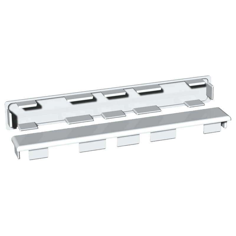 Endkappe für Hohlkammerprofil 150x20mm Weiß, VE: 50 Stück Produktbild BIGPIC L