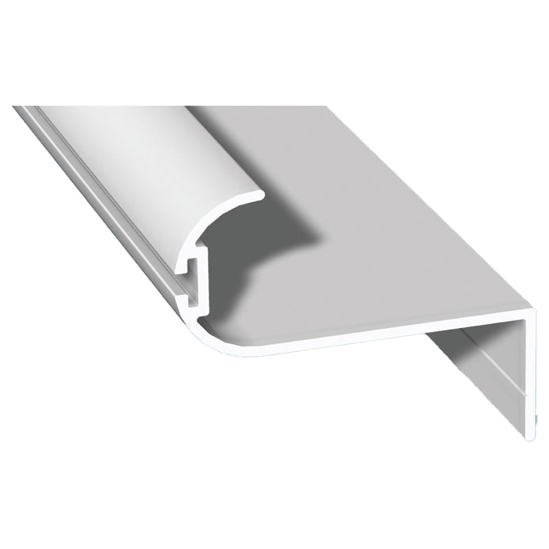 ALU Abrollprofil 52x24mm Lg. 6,00m Blank, VE: 12m Produktbild BIGPIC L