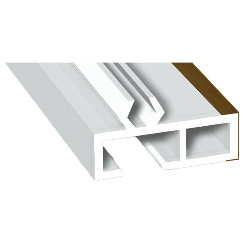 Aufdopplungsprofil 30x10mm Lg. 6,00m foliert 306 9037-167 Winterdouglasie Produktbild BIGPIC L