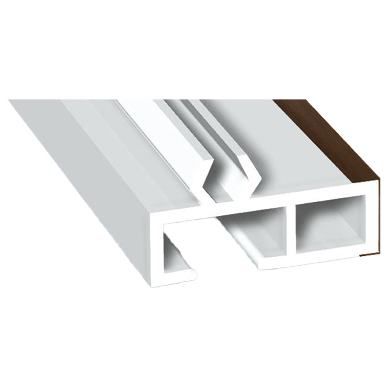 Aufdopplungsprofil 30x10mm Lg. 6,00m foliert 49233 Siena Rosso Produktbild BIGPIC L