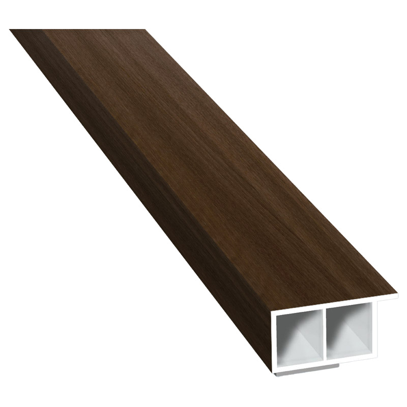 Kammerprofil 30x15mm SK Lg. 6,00m foliert, mit Nase 49237 Siena Noce Produktbild BIGPIC L