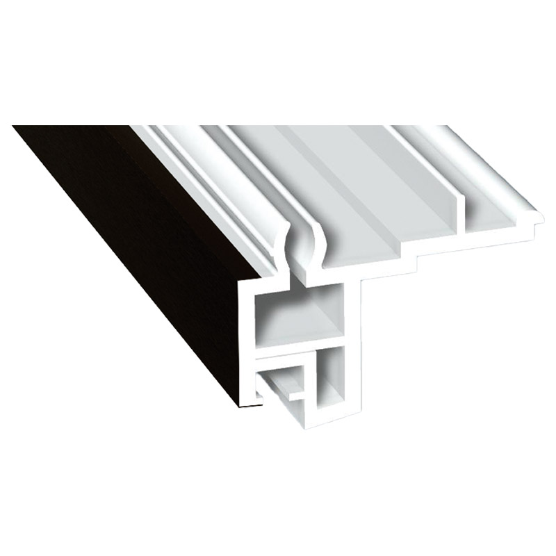 Fensterbankanschlussprofil Schüco 20mm Lg. 6,00m foliert 85 1805-167 Schwarzbraun Produktbild BIGPIC L