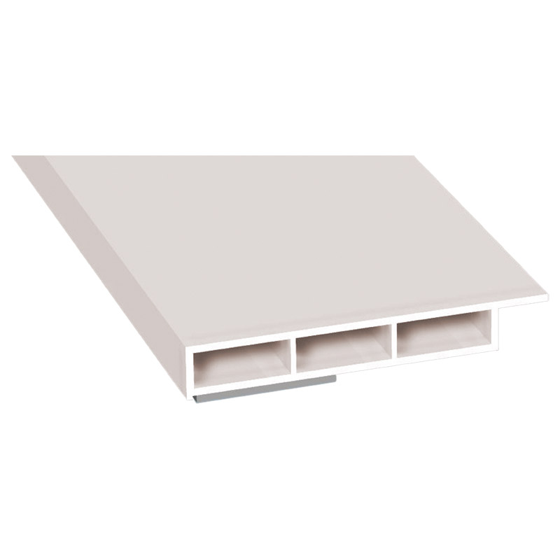 Kammerprofil 50x7 mm SK Lg. 6,00 m mit Nase, Cremeweiß, VE: 60 m Produktbild BIGPIC L