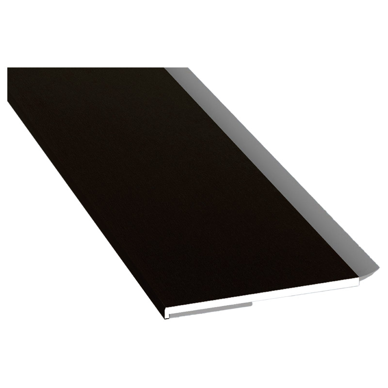 Flachprofil 50x3mm WL SK Lg. 6,00m foliert, WL Schwarz 85 1805-167 Schwarzbraun Produktbild BIGPIC L
