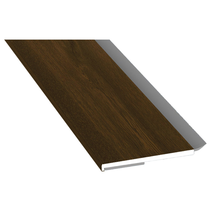 Flachprofil 40x3 mm WL SK Lg. 6,00 m foliert, WL Schwarz  217 8007-167 Nussbaum Produktbild BIGPIC L