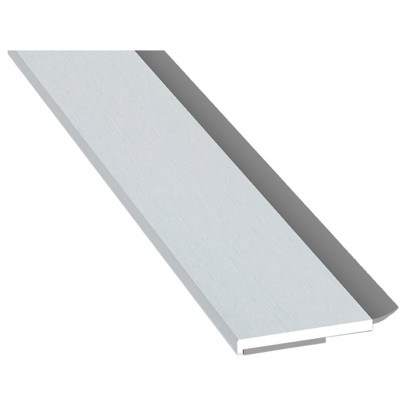 Flachprofil 30x3mm WL SK Lg. 6,00m foliert, WL Schwarz 72 5105-167 Lichtgrau Produktbild BIGPIC L