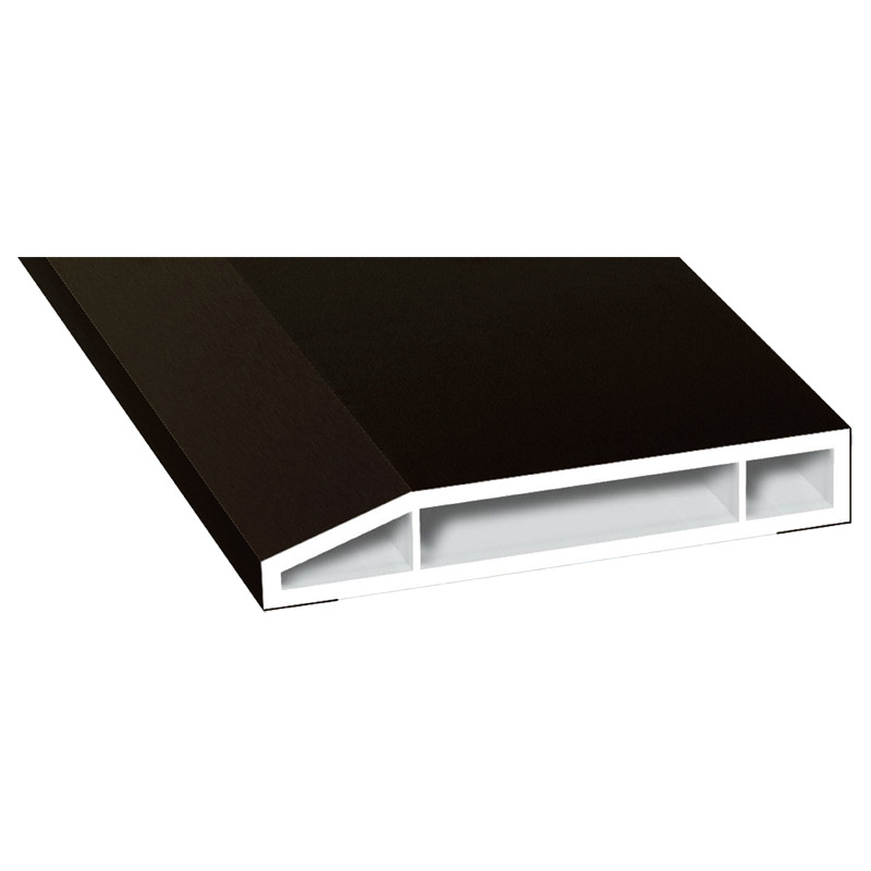 Zierleiste 60x10mm Lg. 6,00m foliert 85 1805-167 Schwarzbraun Produktbild BIGPIC L