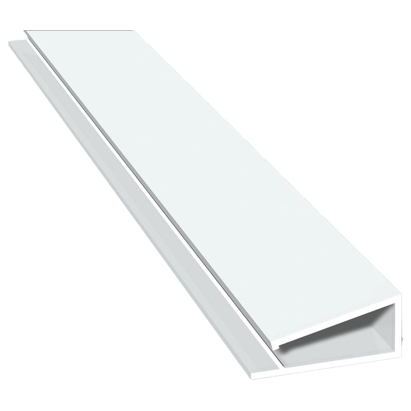Verkleidungsprofil 46x20mm Lg. 6,00m Weiß, VE: 60m Produktbild BIGPIC L