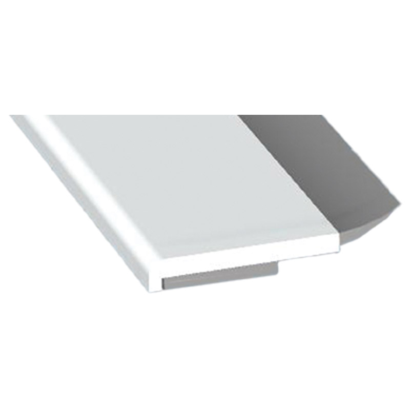 Flachprofil 20x2,5/1,5mm WL SK Lg. 6,00m Weiß, VE: 60m Produktbild BIGPIC L
