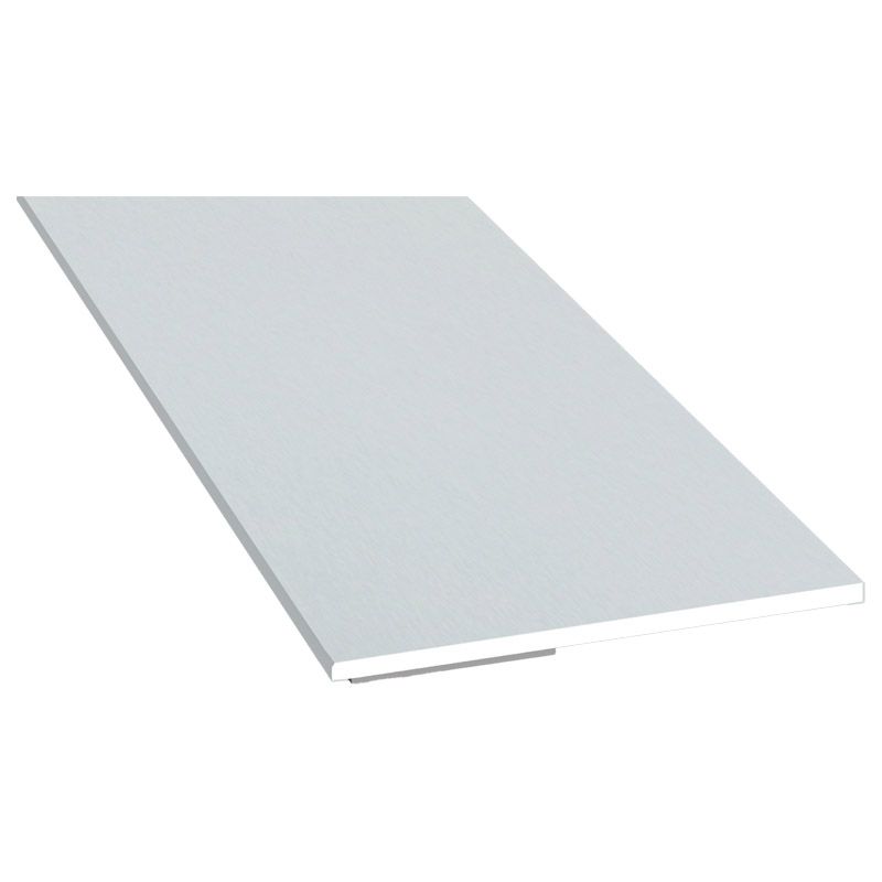 Flachprofil 80x3 mm SK Lg. 6,00 m foliert 72 5105-083 Lichtgrau Glatt Produktbild BIGPIC L