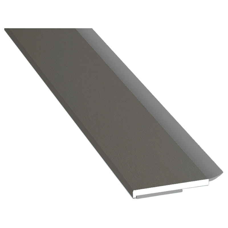 Flachprofil 30x3mm WL SK Lg. 6,00m foliert, WL Schwarz 70 3905-167 Quarzgrau Produktbild BIGPIC L