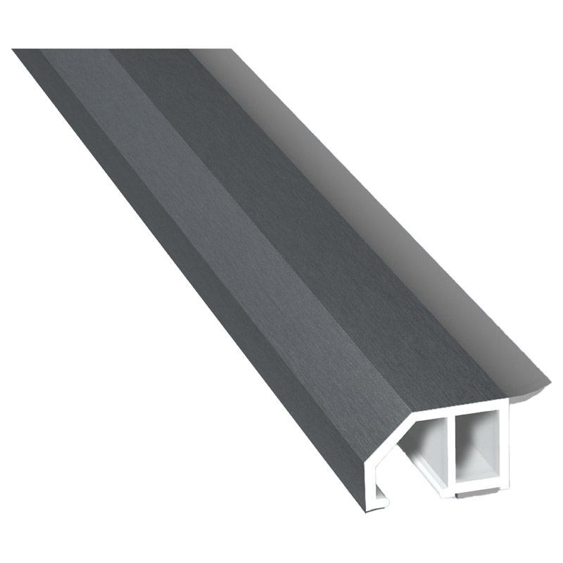 Anschluß-Profil 30mm WL SK Lg. 6,00m foliert, klipsbar, WL Schwarz70 1205-167 Basaltgrau Produktbild BIGPIC L