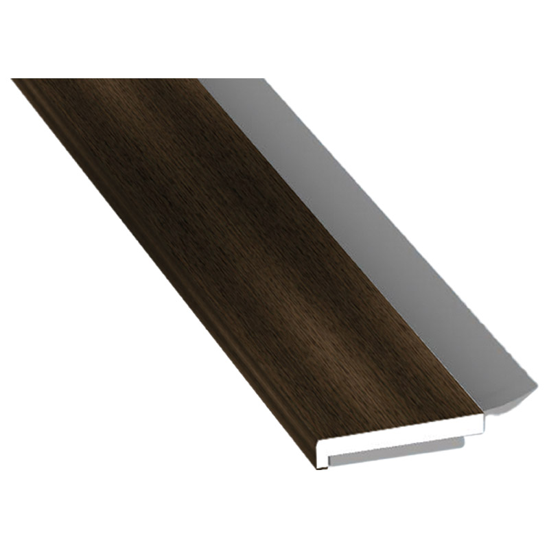 Flachprofil 20x3mm WL SK Lg. 6,00m foliert, WL Schwarz 214 0006-167 Mooreiche Produktbild BIGPIC L