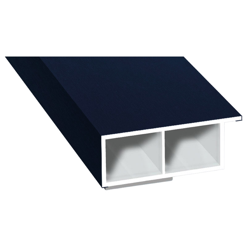 Kammerprofil 40x15mm SK Lg. 6,00m foliert, mit Nase 51 5005-167 Stahlblau Produktbild BIGPIC L