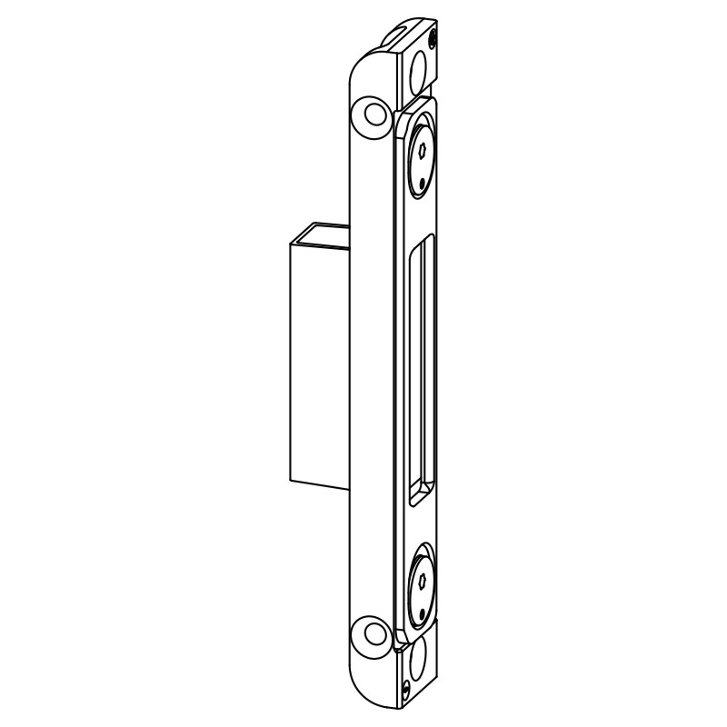 WINKHAUS T-SB TM-22-4-V/11 Schwenkriegel-Schließblech V Produktbild BIGPIC L
