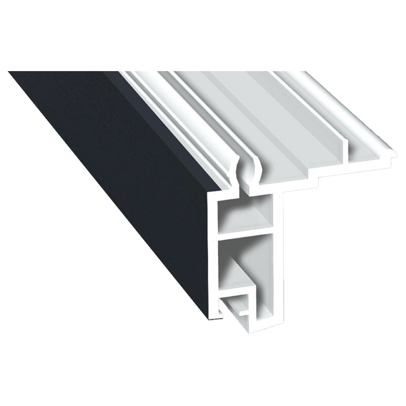 Fensterbankanschlussprofil Schüco 30mm Lg. 6,00m foliert 70 1605-167 Anthrazitgrau Produktbild BIGPIC L