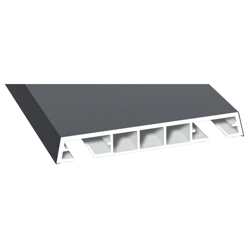 Verkleidungsprofil 85x12mm Lg. 6,00m foliert 70 1205-167 Basaltgrau Produktbild BIGPIC L