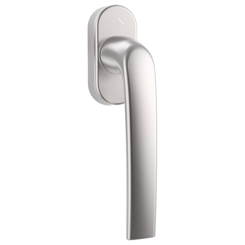 ROTO Fenstergriff SAMBA Alu mit Logo - inkl. Schrauben Produktbild BIGPIC L