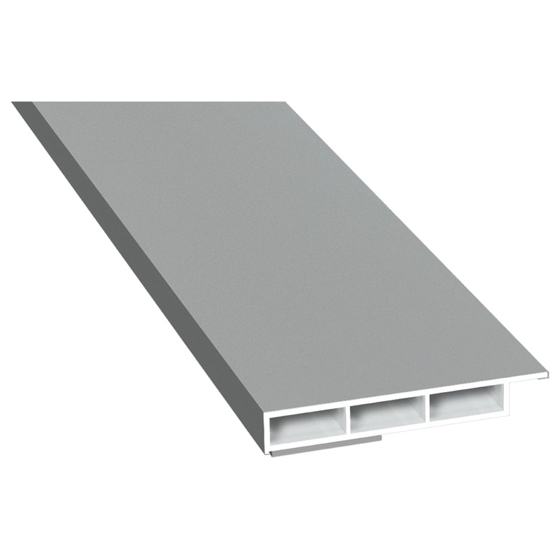 Kammerprofil 50x7 mm SK Lg. 6,00 m foliert mit Nase 70 0405-083 Signalgrau Glatt Produktbild BIGPIC L