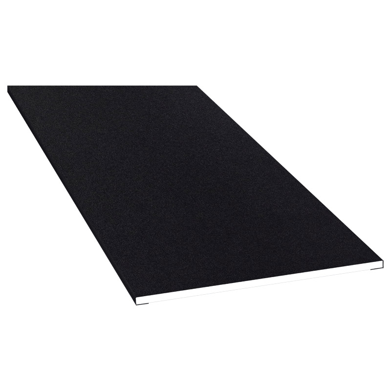 Flachprofil 100x3mm Lg. 6,00m foliert 70 2105-083 Schwarzgrau Glatt Produktbild BIGPIC L