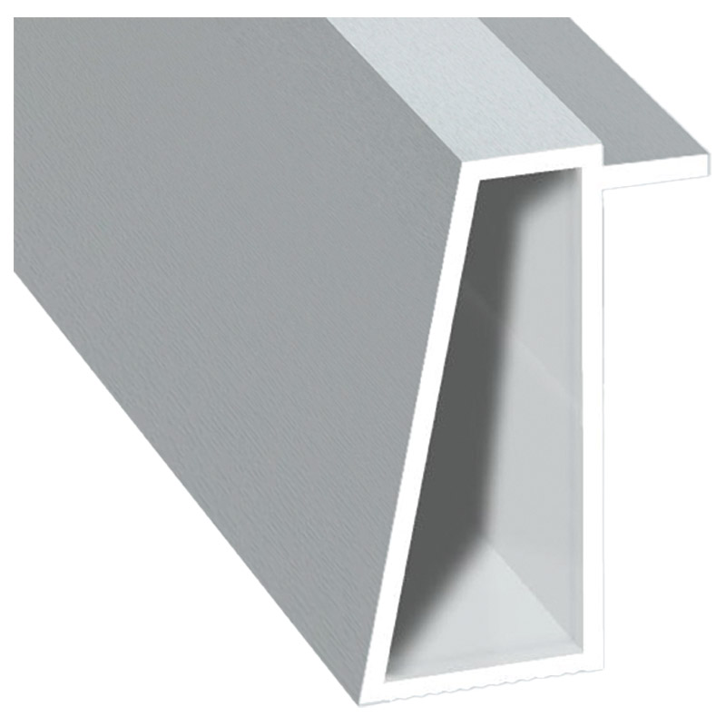 Kammerprofil 16x35 mm Lg. 6,00 m foliert 72 5105-167 Lichtgrau Produktbild BIGPIC L