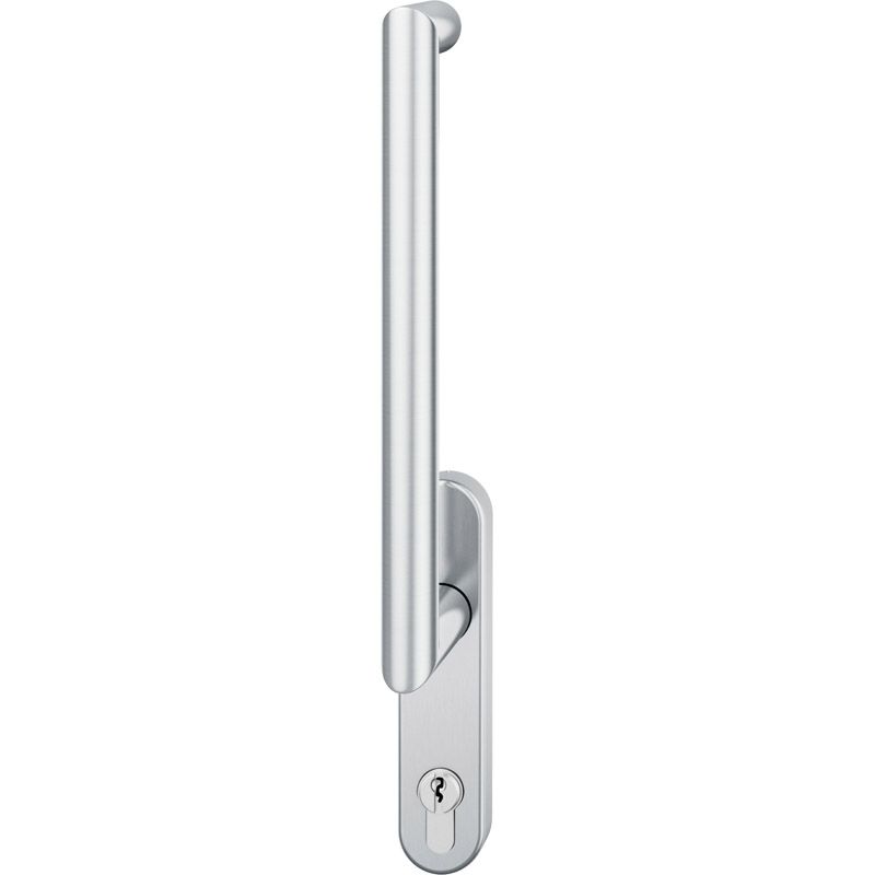 Hebeschiebetürgriff M6 m.PZ Design 1016 Edelstahl fein matt Produktbild BIGPIC L