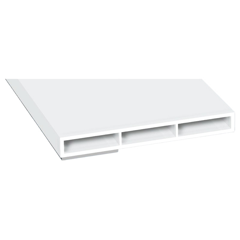 Kammerprofil 60x7mmSK Lg. 6,00m ohne Nase , Salamander Weiß, VE: 60m Produktbild BIGPIC L
