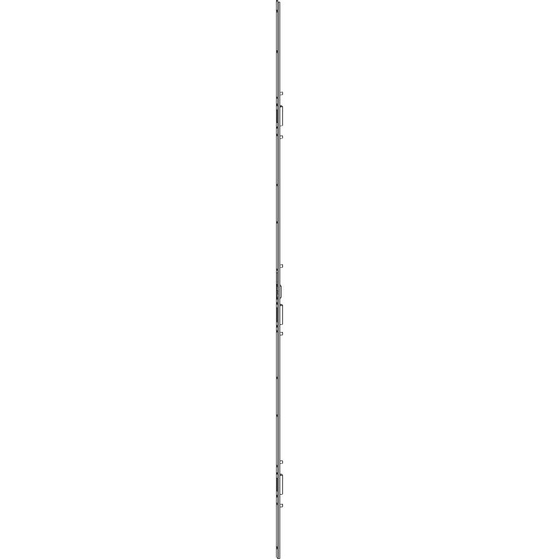 WINKHAUS T-SL U2413 B AVU FAB UMV2 einteilige Schließleiste für 2 Schwenkhaken Produktbild BIGPIC L