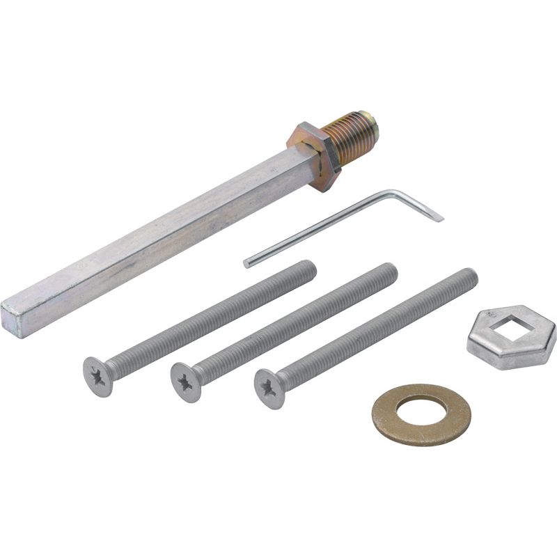 HOPPE Befestigungsset M6 für Schutz-Wechselgarnituren mit Profilstift und Knopf 61G Produktbild BIGPIC L