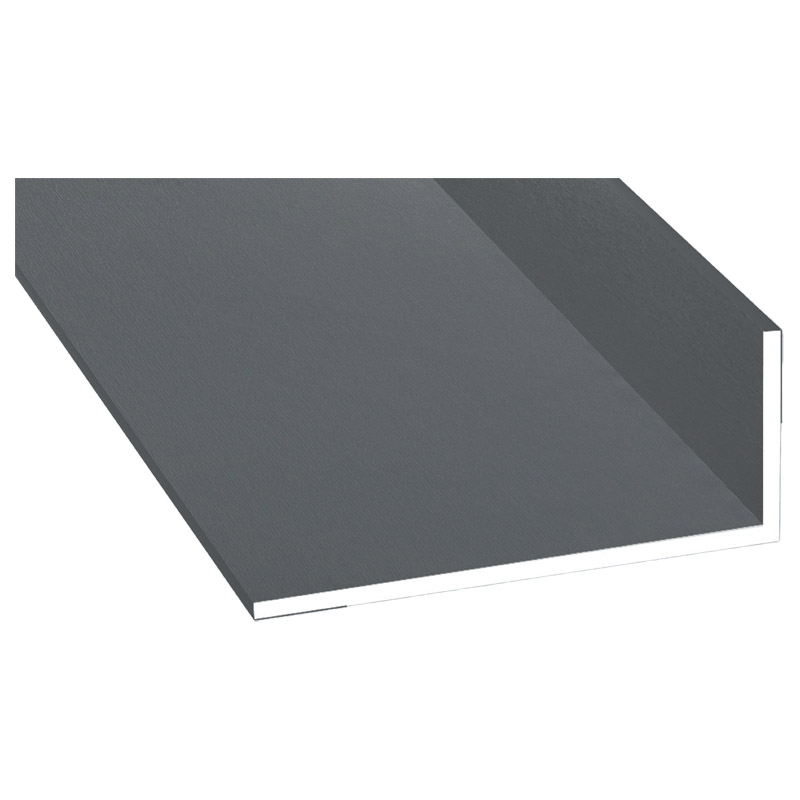 Winkelprofil 25x60x2,5mm Lg. 6,00m foliert 70 1205-167 Basaltgrau Produktbild BIGPIC L