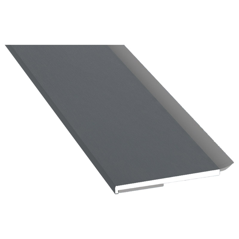 Flachprofil 40x3 mm WL SK Lg. 6,00 m foliert, WL Schwarz  70 1205-167 Basaltgrau Produktbild BIGPIC L
