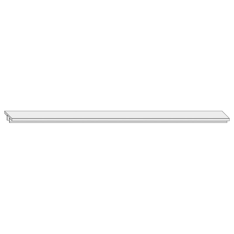 Füllschiene ECO PASS GR.350 RAL7035 Krt10 Produktbild BIGPIC L