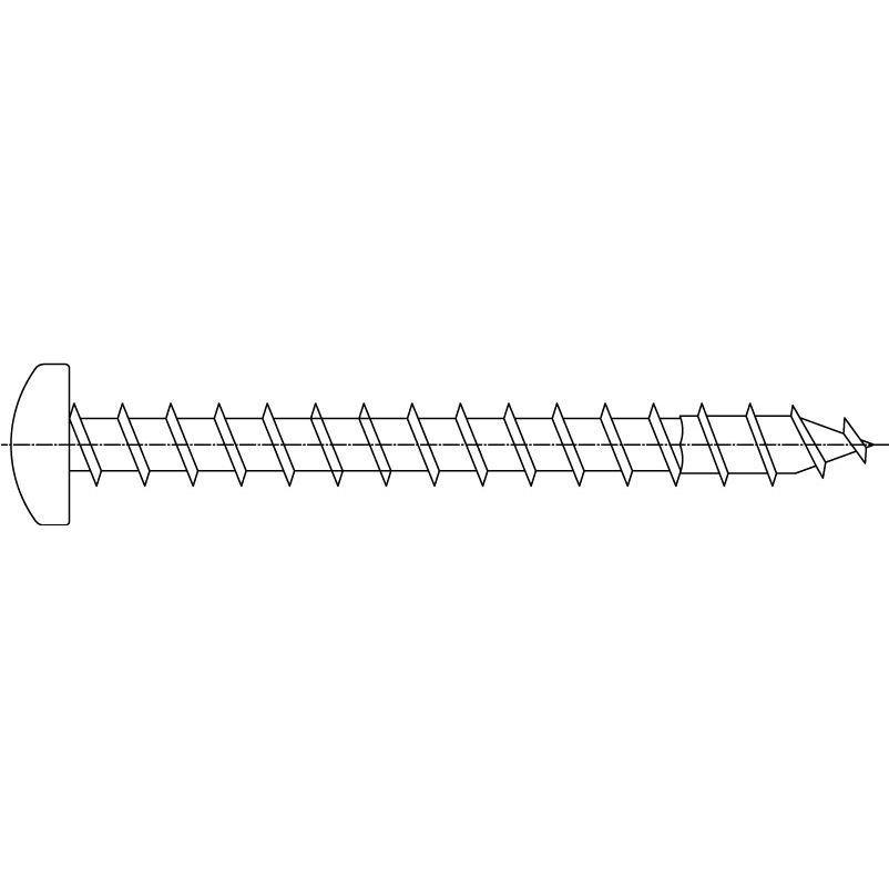 VA-Schraube 4x40 mm V2A Produktbild BIGPIC L