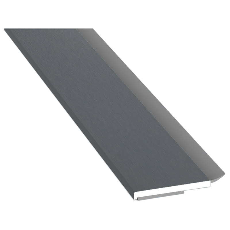 Flachprofil 30x3mm WL SK Lg. 6,00m foliert, WL Schwarz 70 1205-167 Basaltgrau Produktbild BIGPIC L