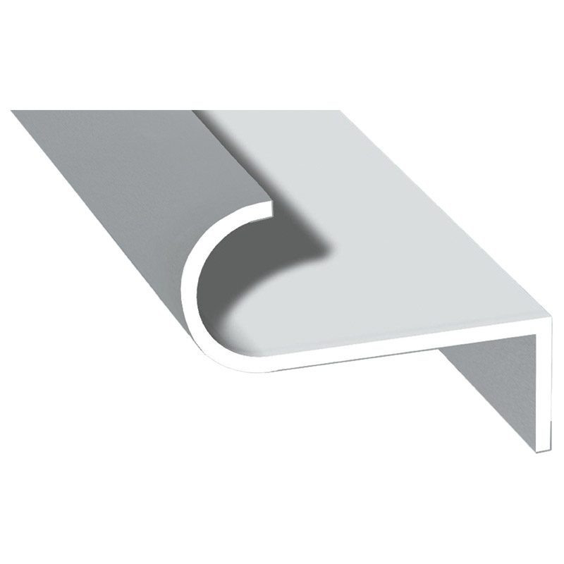 Abrollprofil schraubbar Lg. 6,00m foliert 71 5505-167 Silbergrau Produktbild BIGPIC L