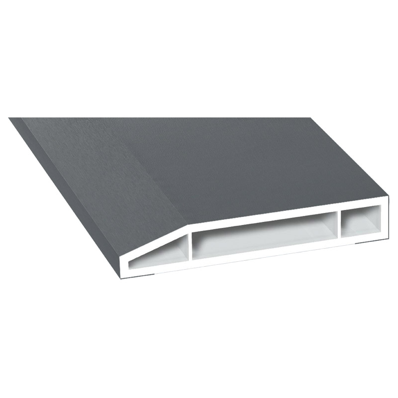 Zierleiste 60x10mm Lg. 6,00m foliert 70 1205-167 Basaltgrau Produktbild BIGPIC L