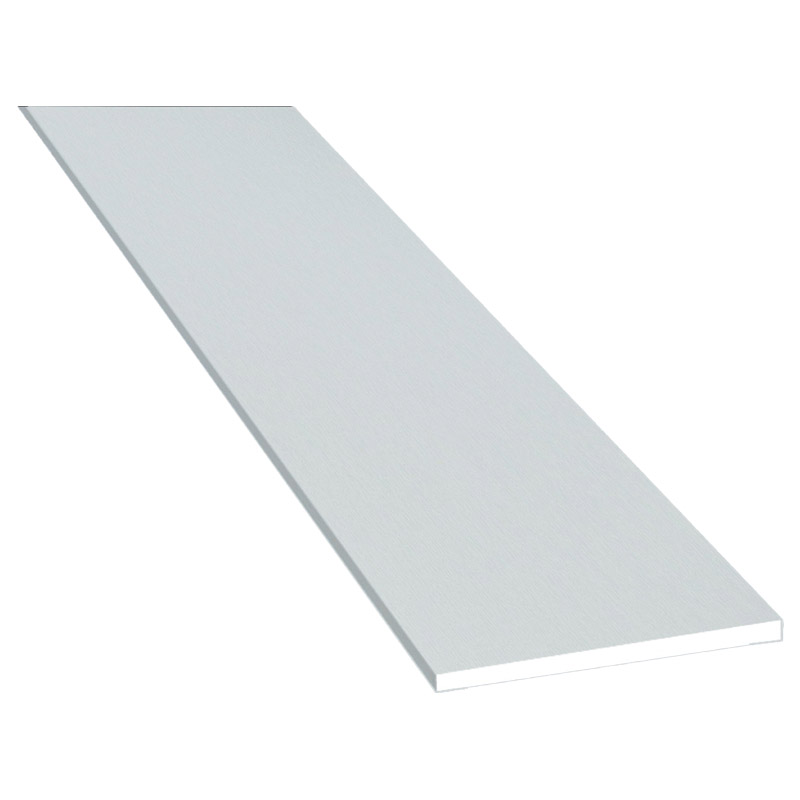 Flachprofil 50x3 mm Lg. 6,00 m foliert 72 5105-167 Lichtgrau Produktbild BIGPIC L