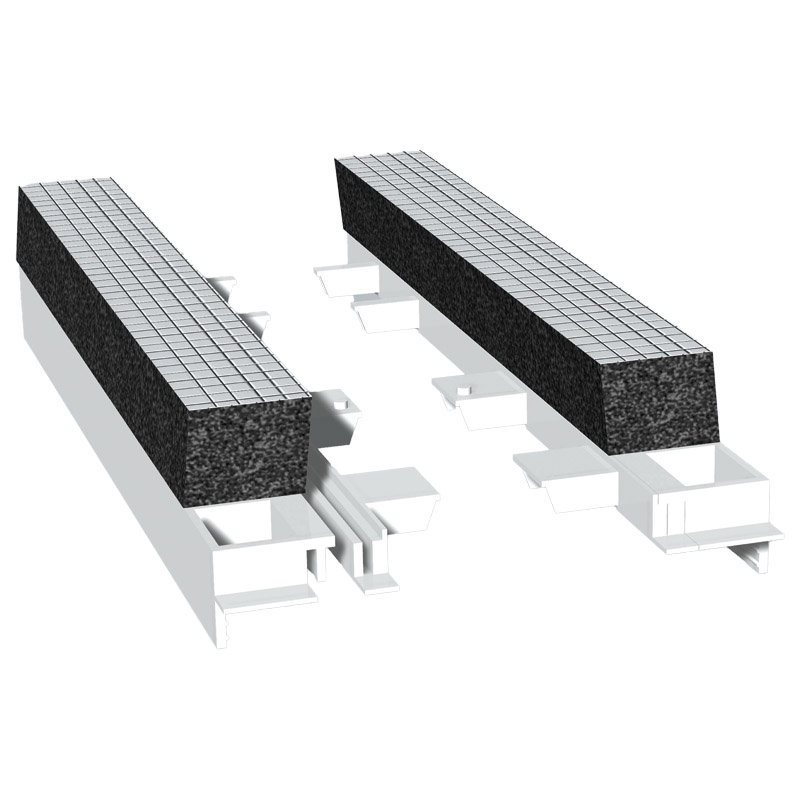 Adapter 220 mm Weiß, mit 20 mm Flex-Schaum, VE: 50 Paar Produktbild BIGPIC L