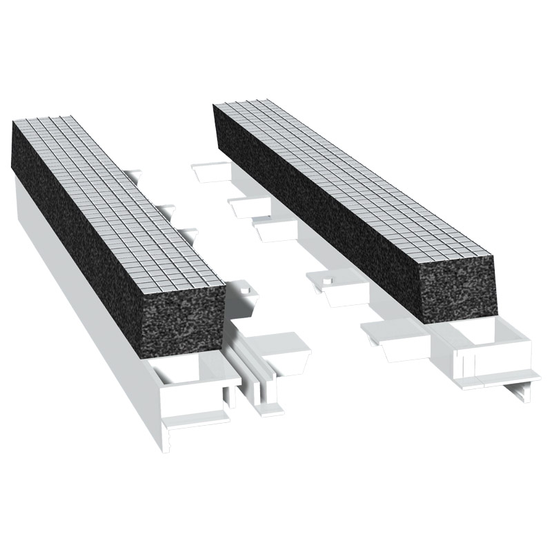 Adapter 260 mm Weiß, mit 20 mm Flex-Schaum, VE: 50 Paar Produktbild BIGPIC L