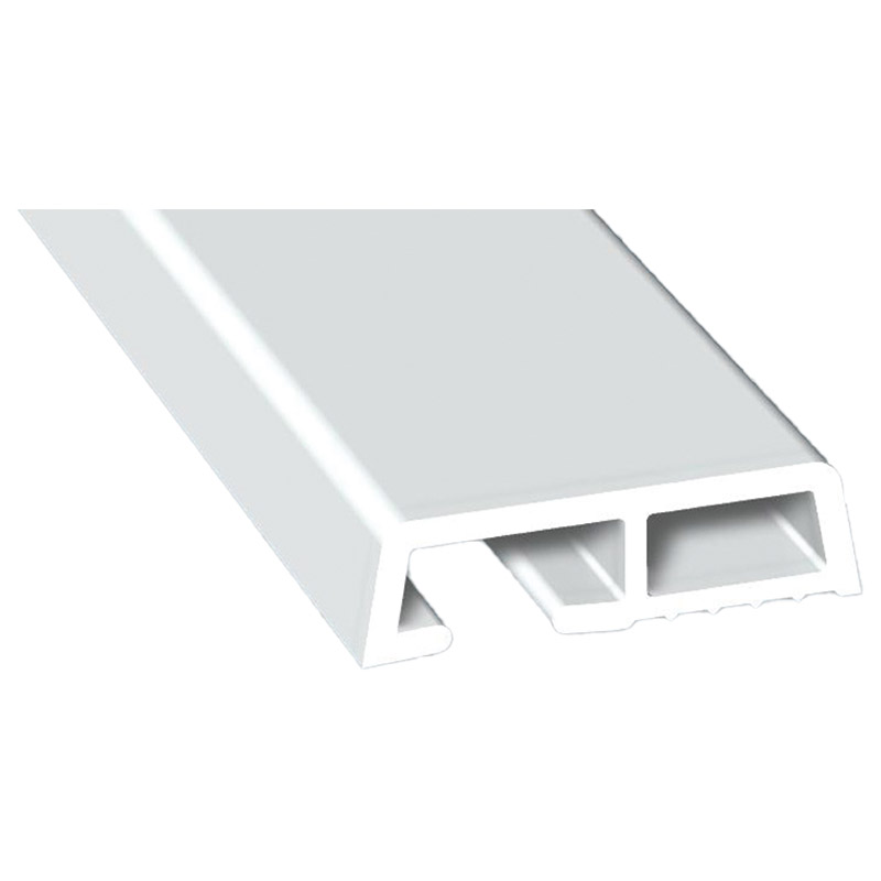 Abdeckprofil 35x10mm Lg.6,50m klipsbar Weiß Produktbild BIGPIC L