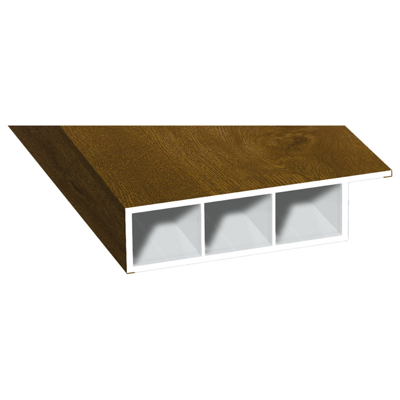 Kammerprofil 60x15mm Lg. 6,00m foliert, mit Nase 217 8001-167 Golden Oak Produktbild BIGPIC L
