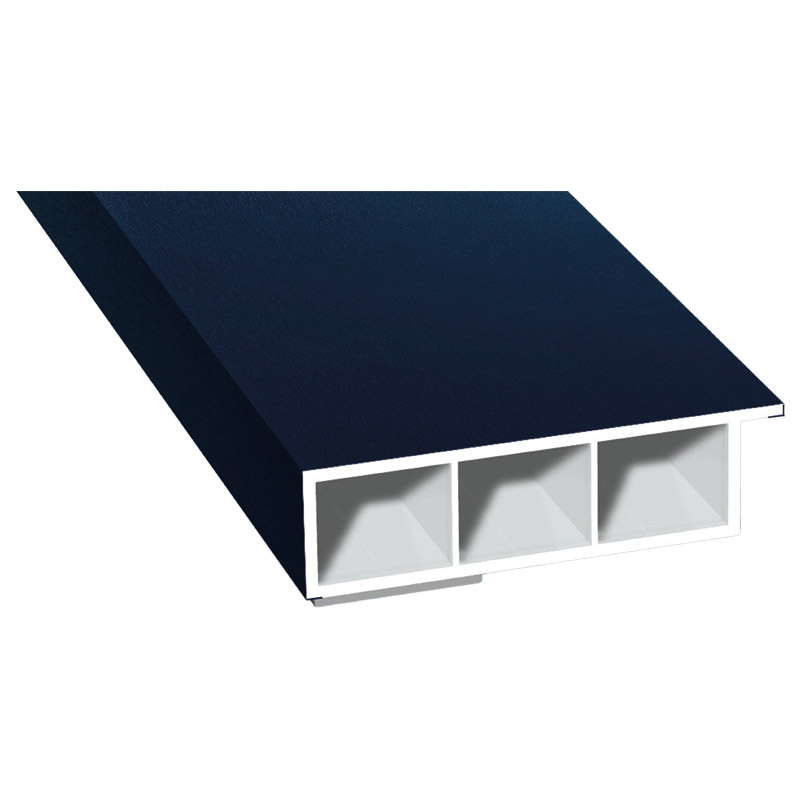 Kammerprofil 60x15mm SK Lg. 6,00m foliert, mit Nase 51 5005-167 Stahlblau Produktbild BIGPIC L